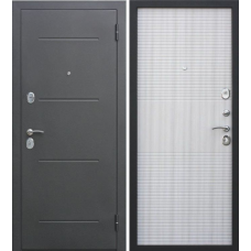 Дверь входная Ferroni ГАРДА МУАР 7.5 СМ Черный муар - Белый ясень Дверь входная Ferroni ГАРДА МУАР 7.5 СМ Черный муар - Белый ясень